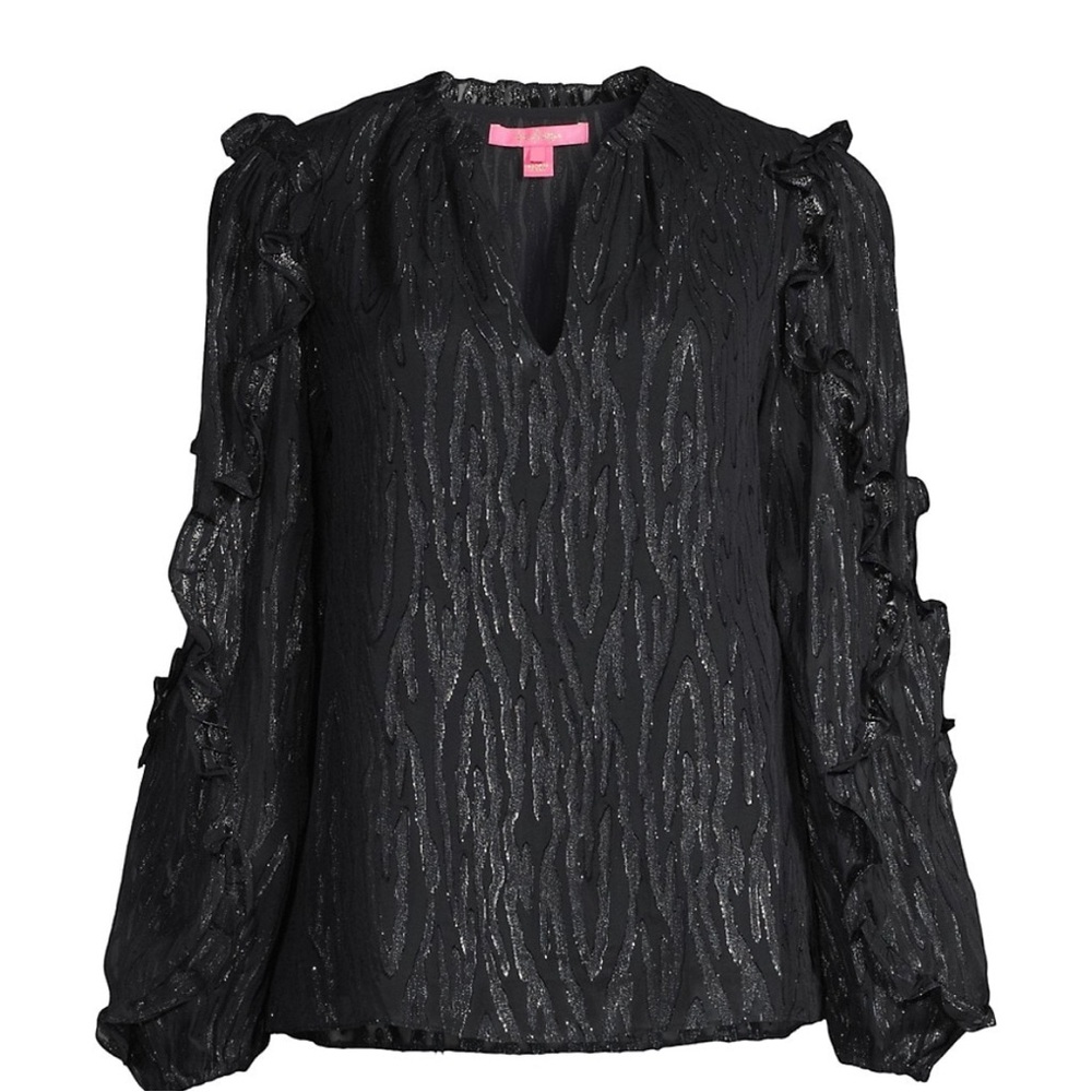 Lilly Pulitzer
Ardith Silk Top black